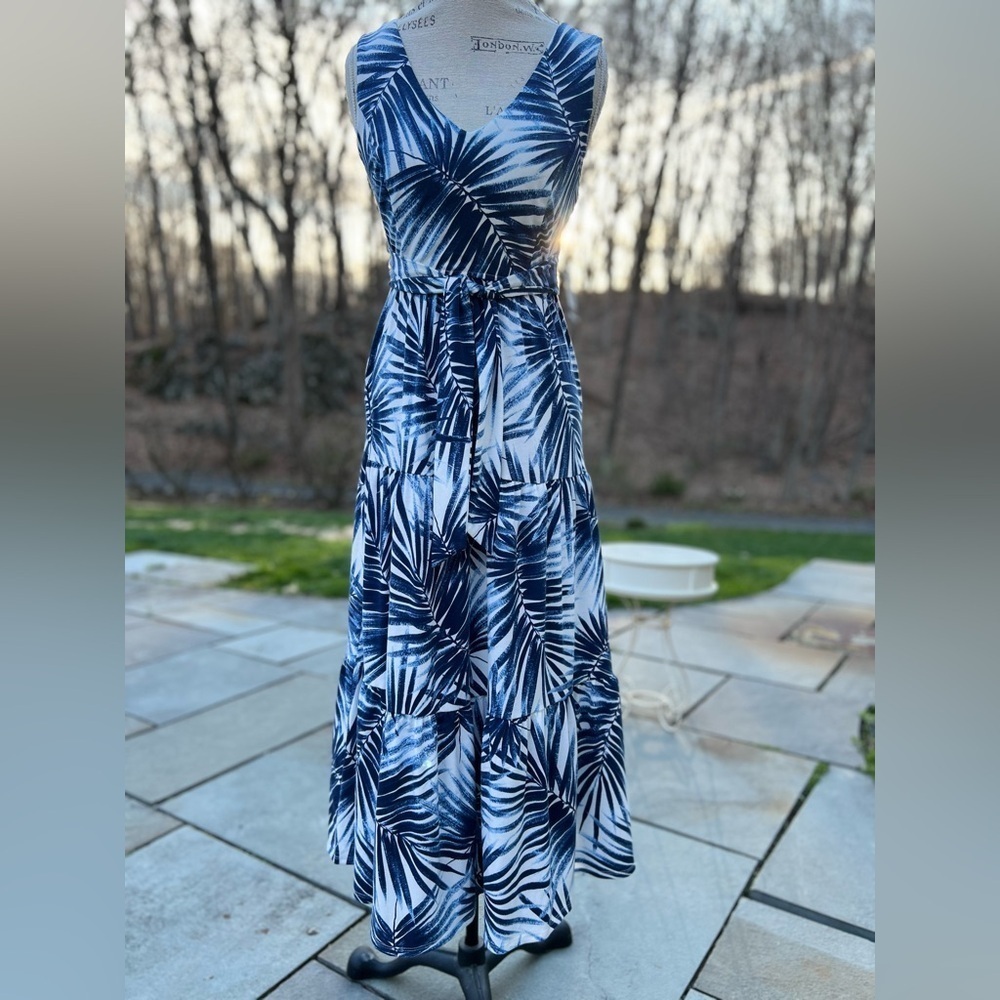 NWT SOHO APPAREL LTD Front Tie Maxi Dress Sz S